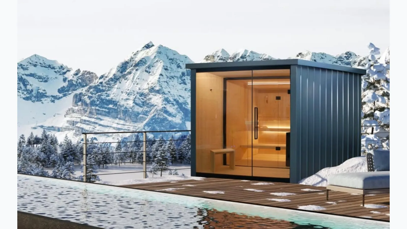 Outdoor Sauna Oasis by Megius