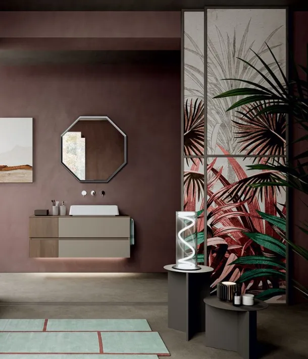 Suspended Bathroom Cabinet Sign 03 by Cerasa.