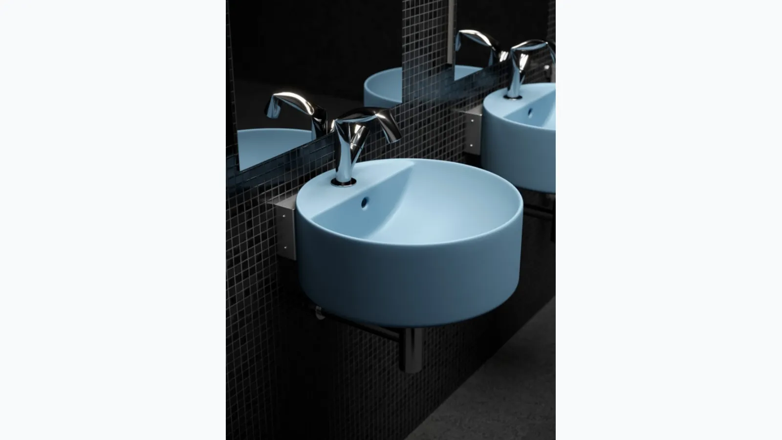 Twin Set washbasin by Flamin