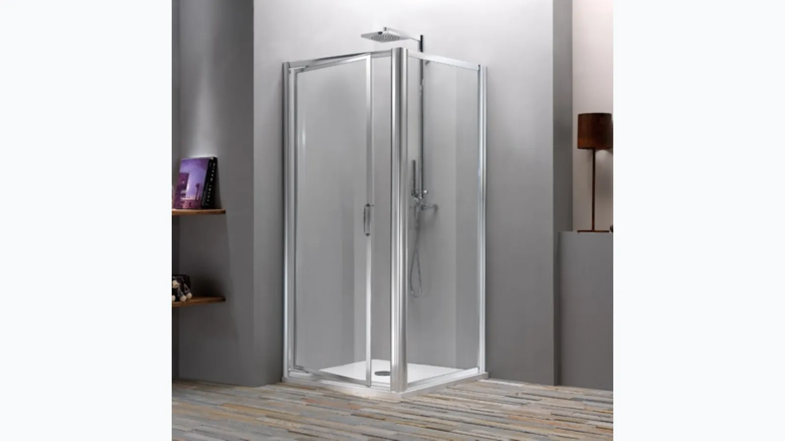 Megius Swing Shower Enclosure Vanity