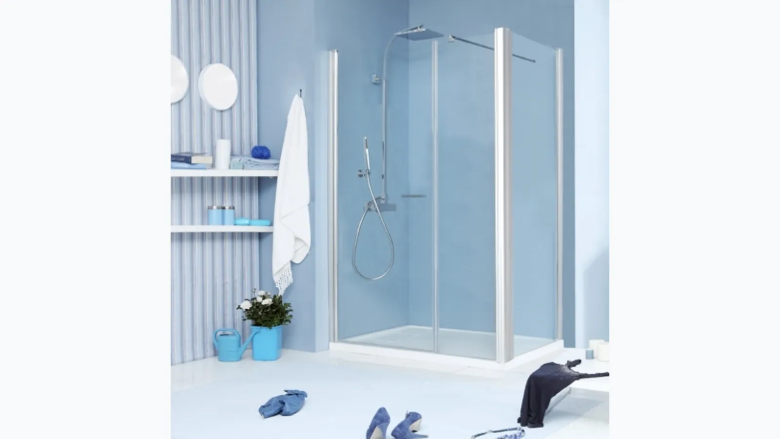 Shower Box Web 1.0 Swing Door by Meg