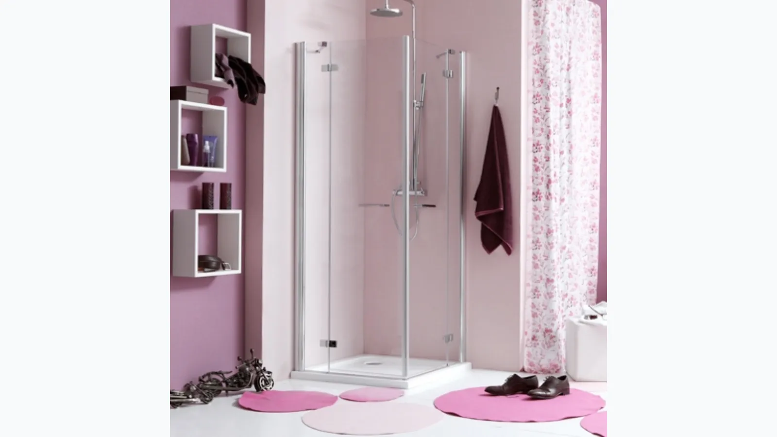 Web 2.0 Hinged Shower Enclosure by Meg