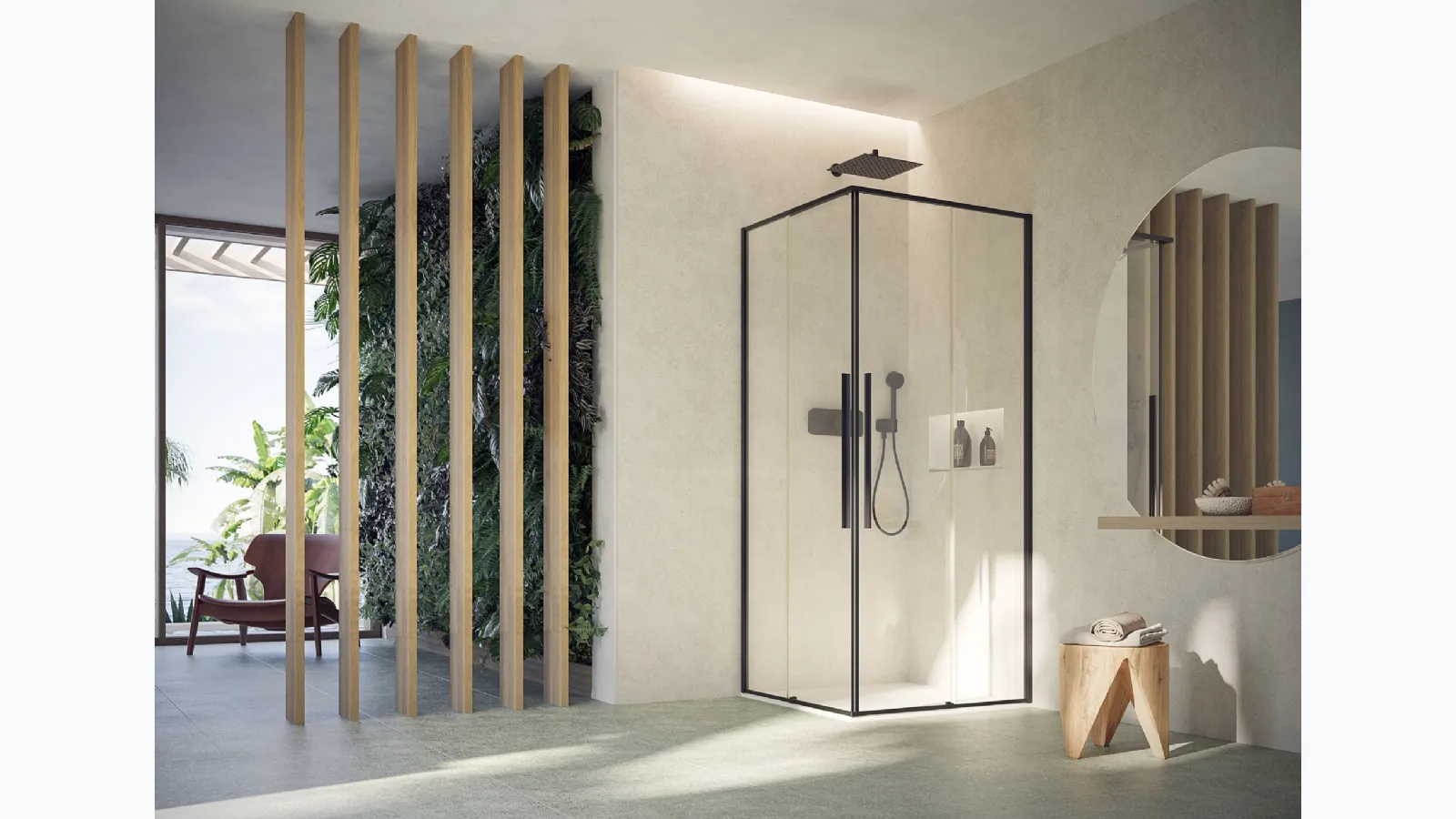 Zen Plus+ shower box by Megius