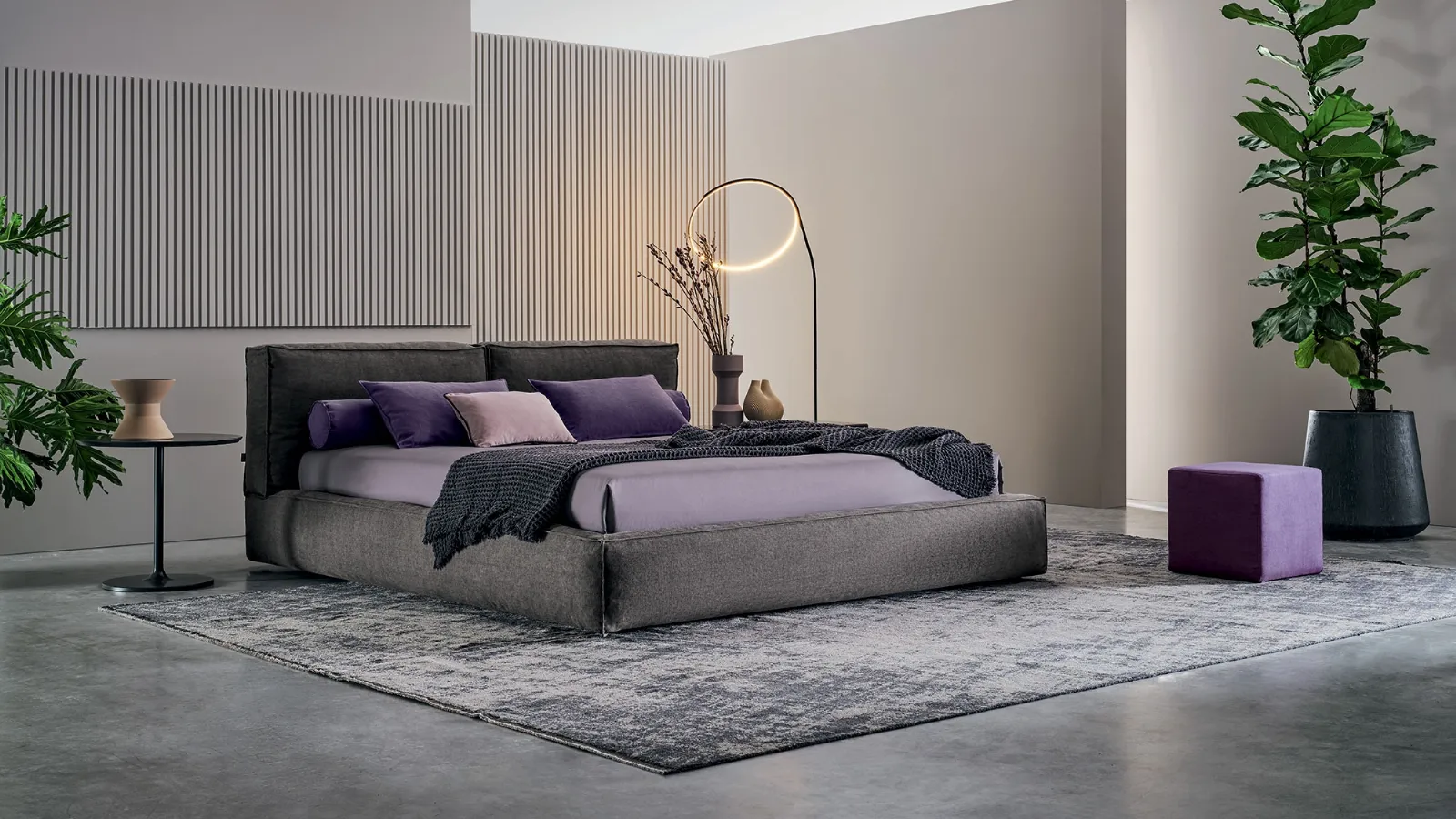 Bed with storage box Academy Piuma by Twils