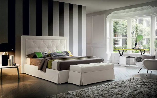 Fabric bed Adrian by Felis