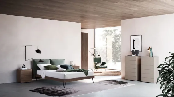 Alissa Night 14 Bed with Padded Headboard by Orme.