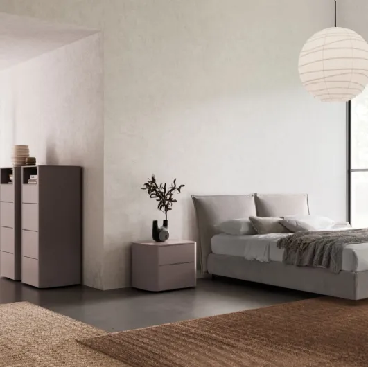 Alissa Night 15 upholstered bed in fabric by Orme
