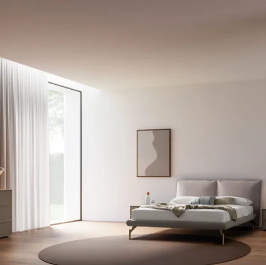 Alissa Night 16 padded upholstered bed frame by Orme.