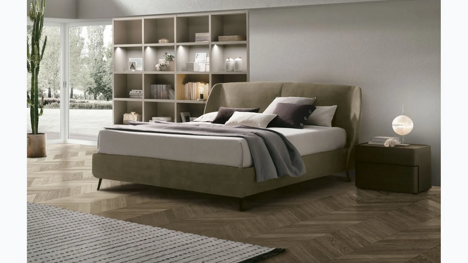 Altea storage bed by Tomasella.