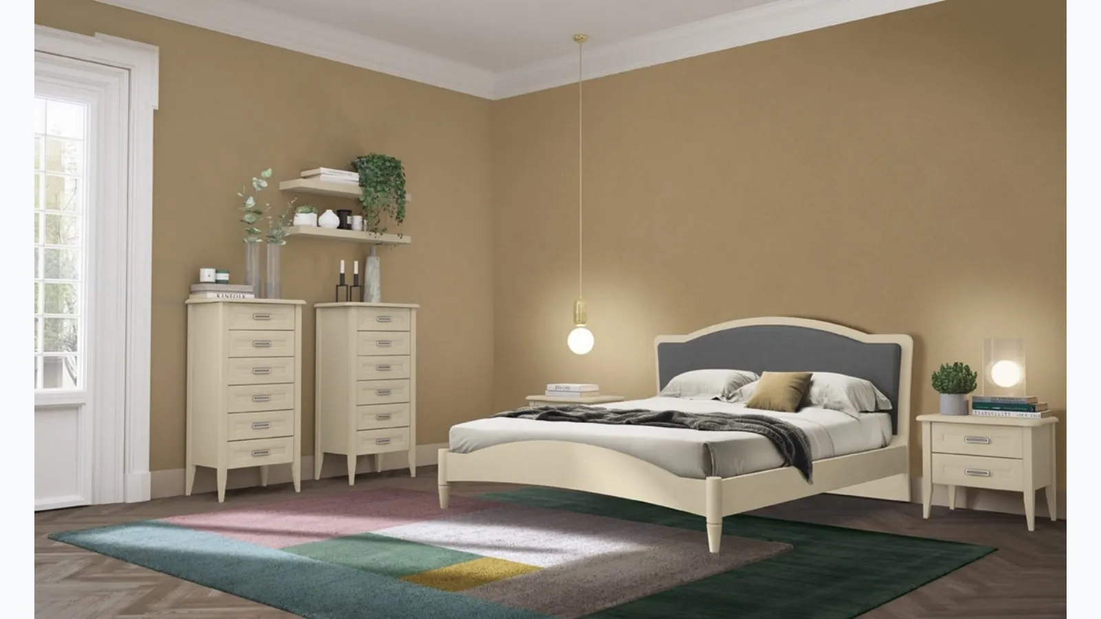 Arcadia Omega bed by Colombini Casa.