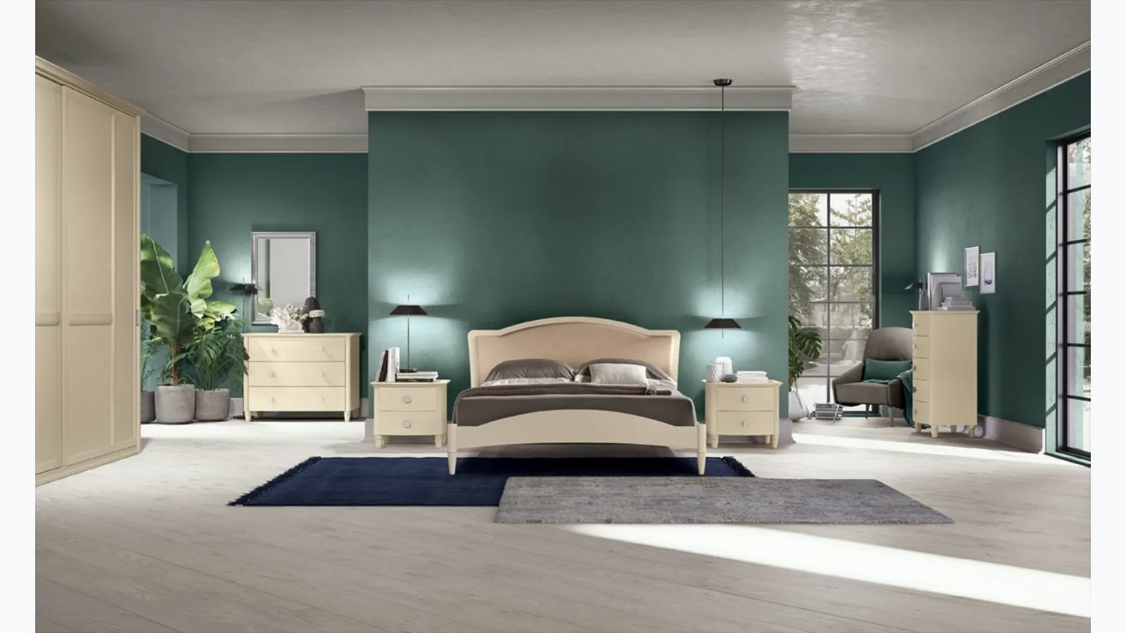 Bed Arcadia Omega by Colombini Casa.