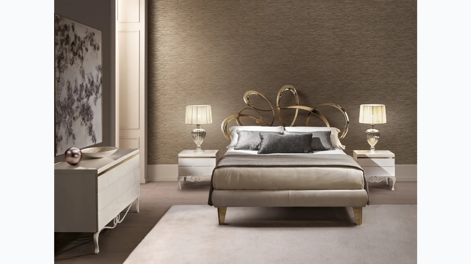 Sweet Dreams bed in wrought iron by Cantori