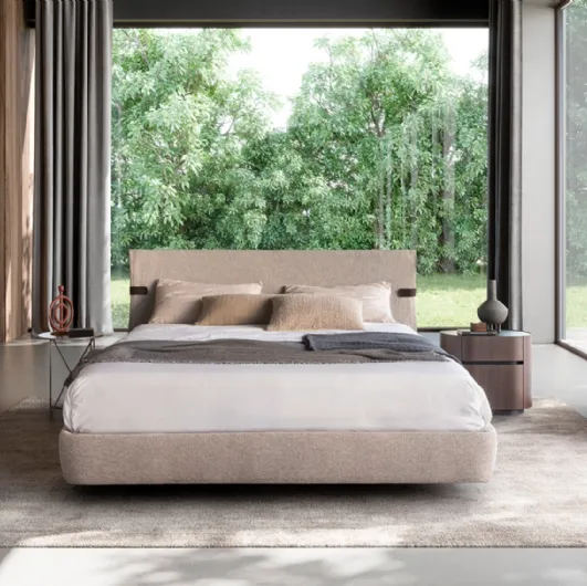 Bed Dress Code with storage by Presotto