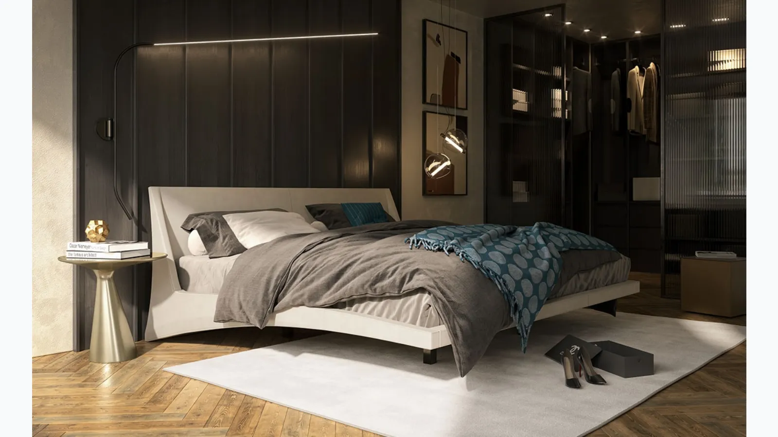 Dylan design bed by Cattelan Italia.