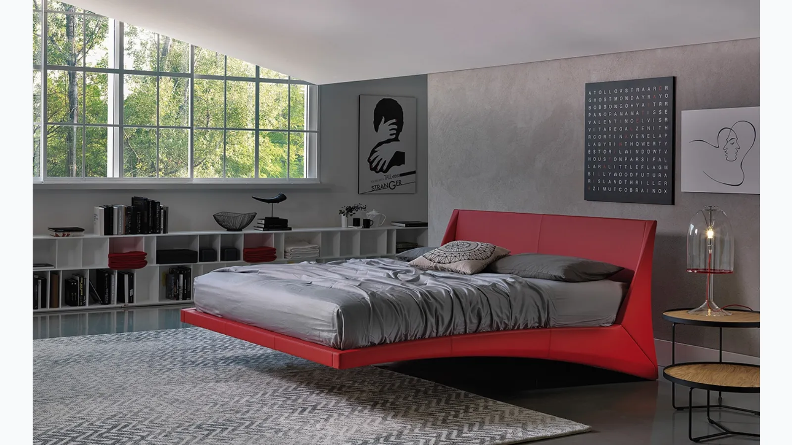 Design bed Dylan by Cattelan Italia.