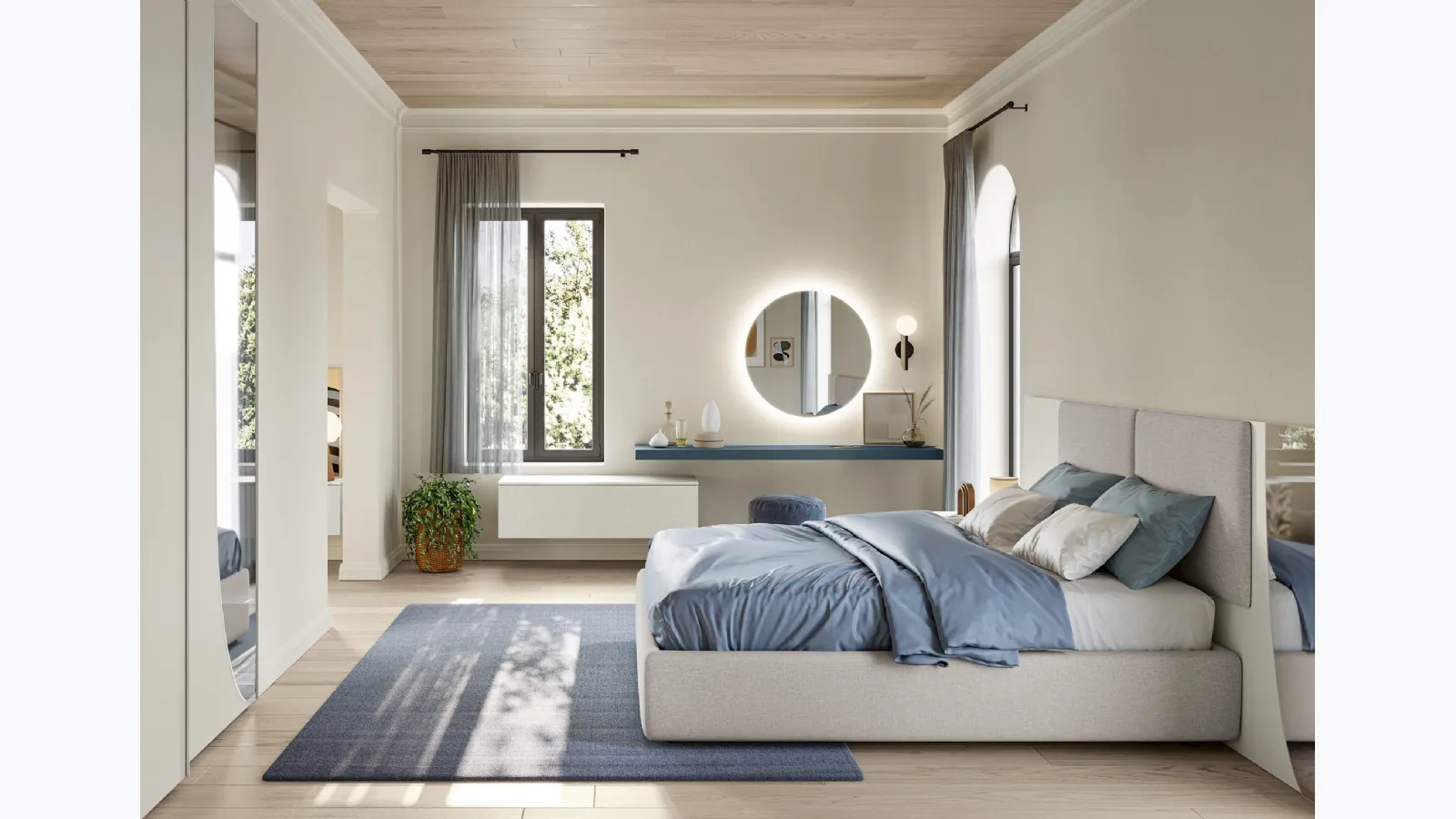 Eclectic bed EN04 by Colombini Casa