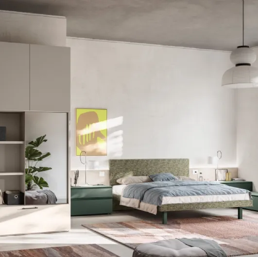 Bed with padded headboard Gap Night 16 by Orme.