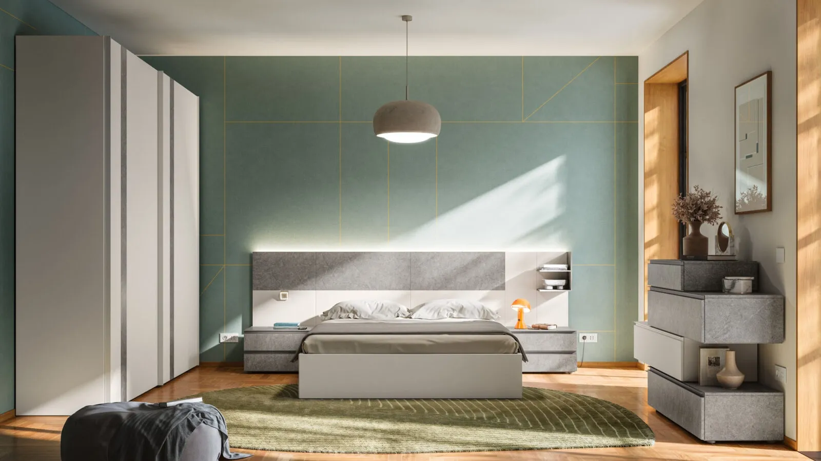 Giako Basic 13 double bed by Orme.