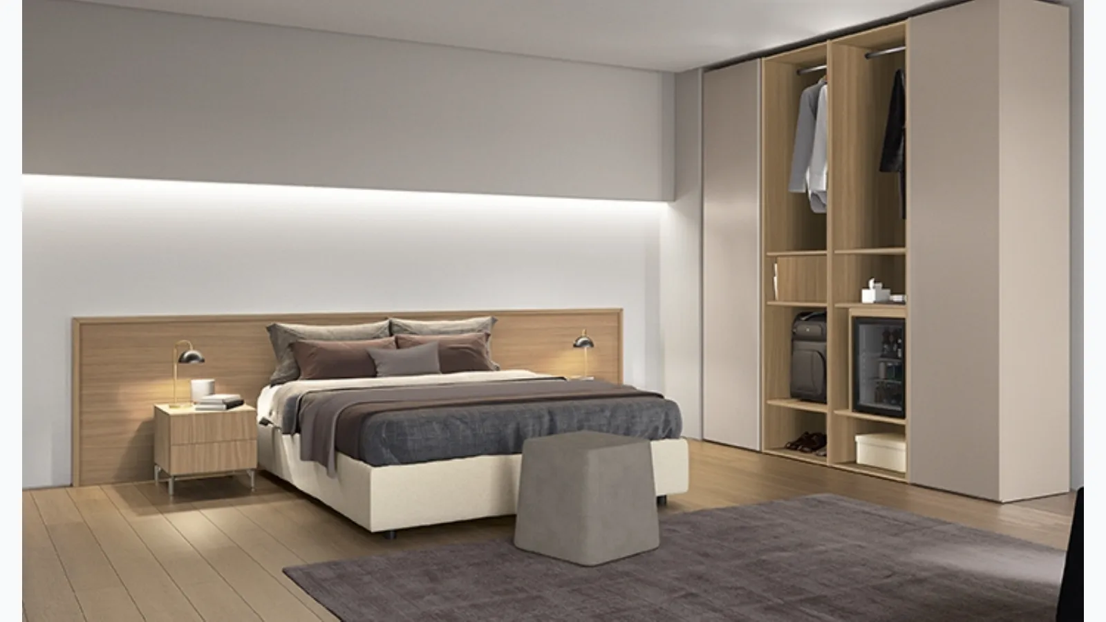 Colombini Casa's Golf Basic bed.