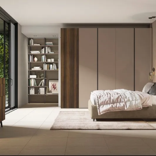 Bed with Golf Narciso headboard by Colombini Casa