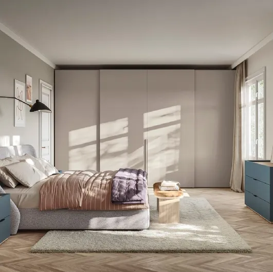 Bed with Golf Snug headboard by Colombini Casa.