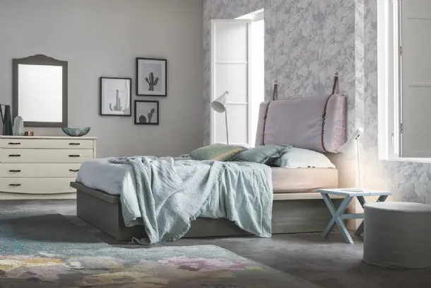 Bed with Helios storage bed by Callesella