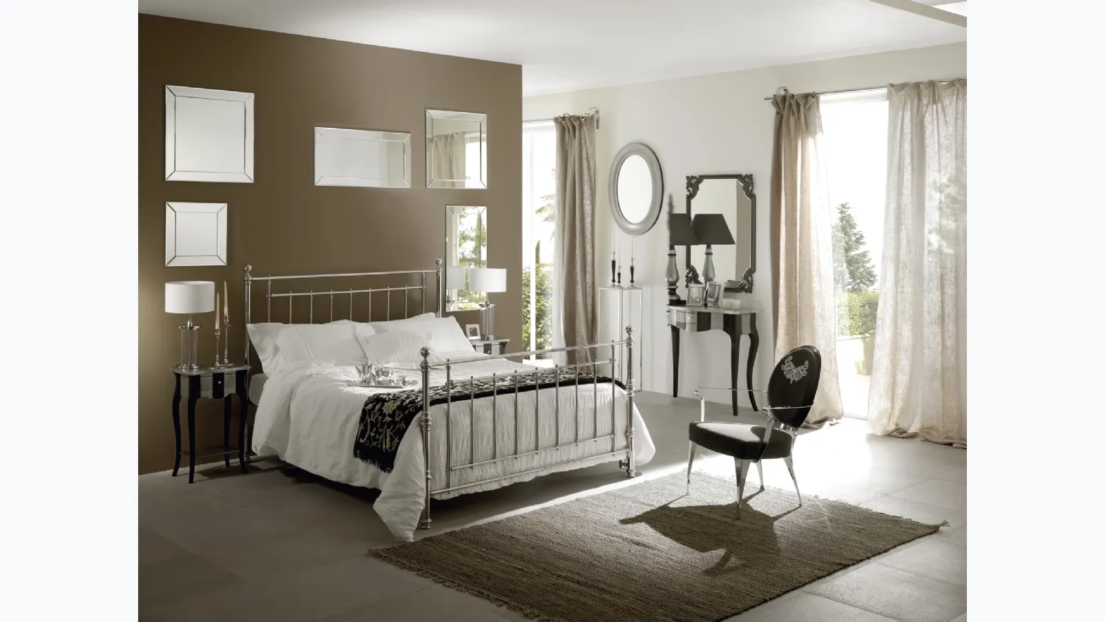 English double bed by Cantori