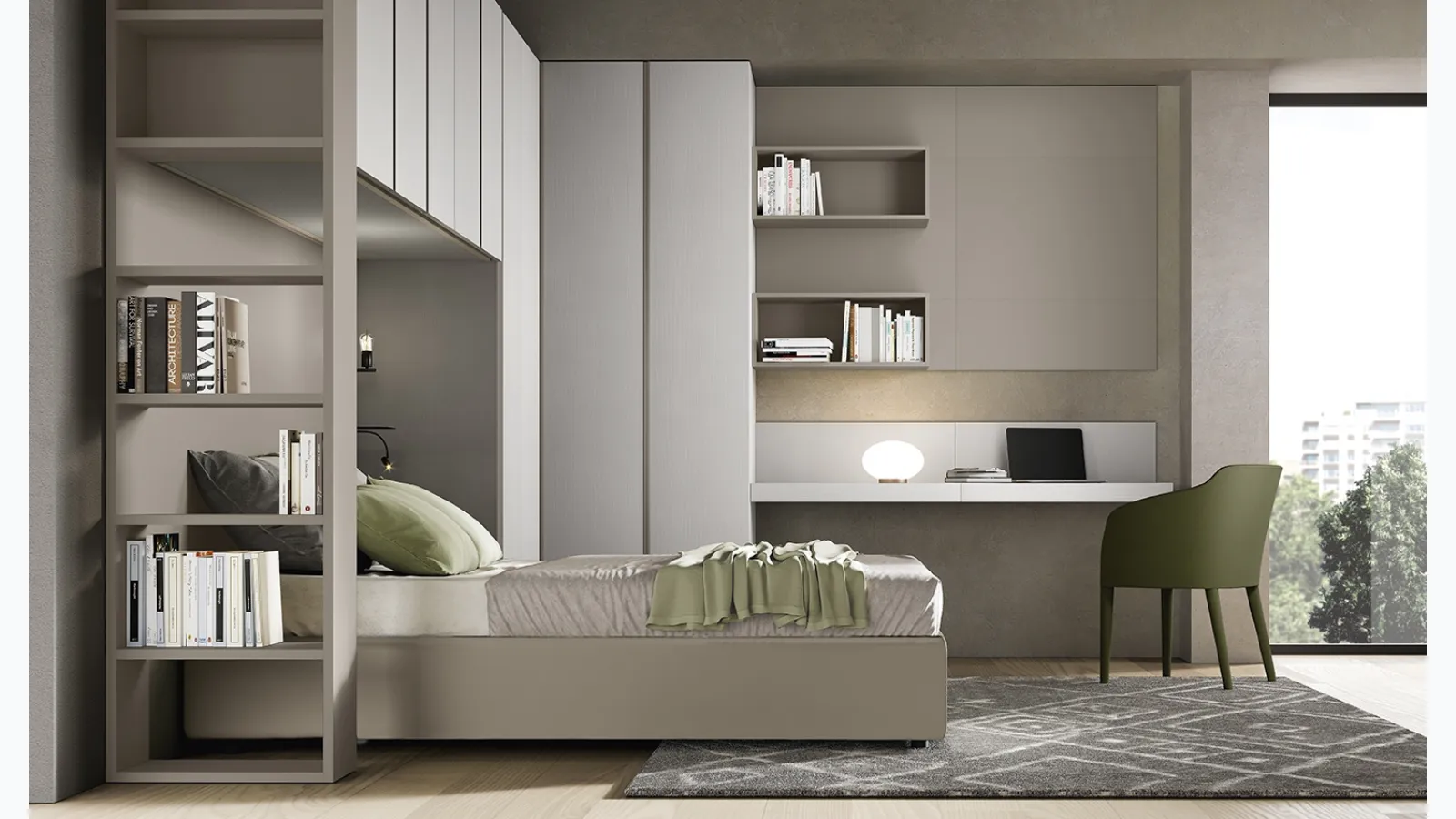 Kant sommier bed by Colombini Casa.