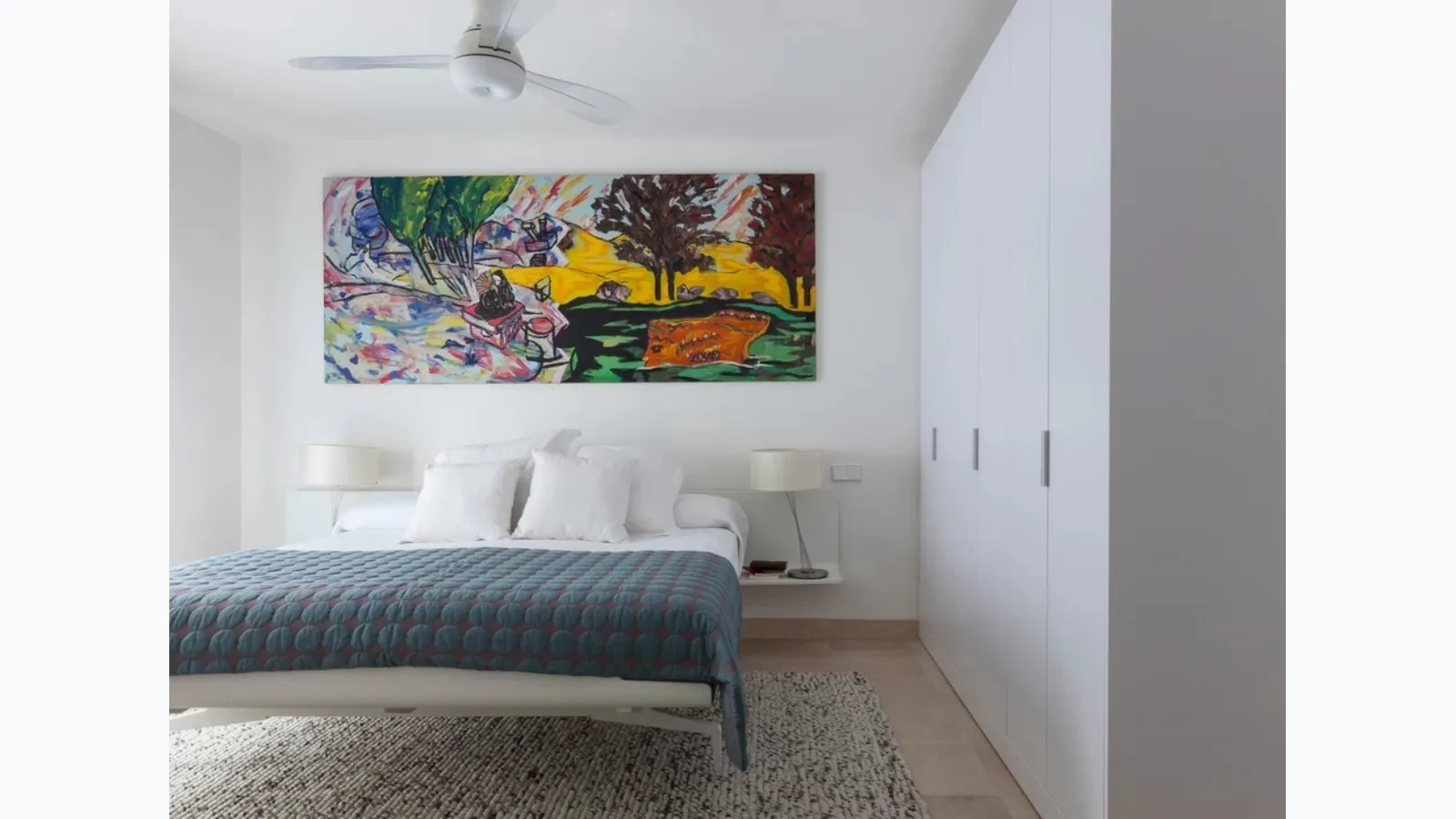 Wooden bed White by Alias