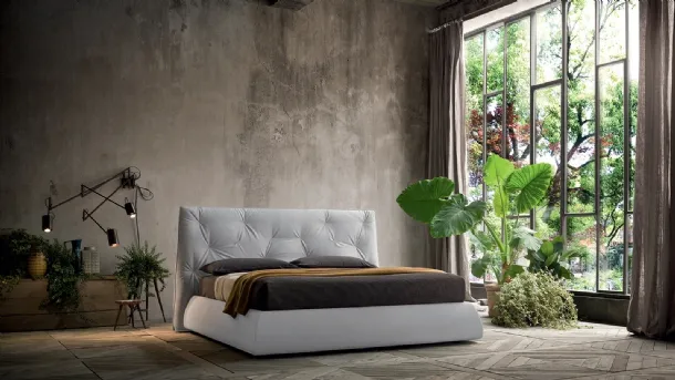 Bed with headboard Lenny by Felis