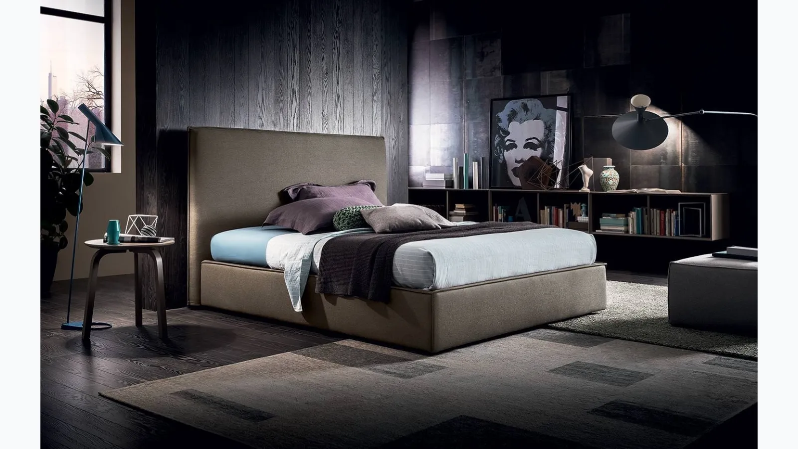 Miller fabric bed by Felis