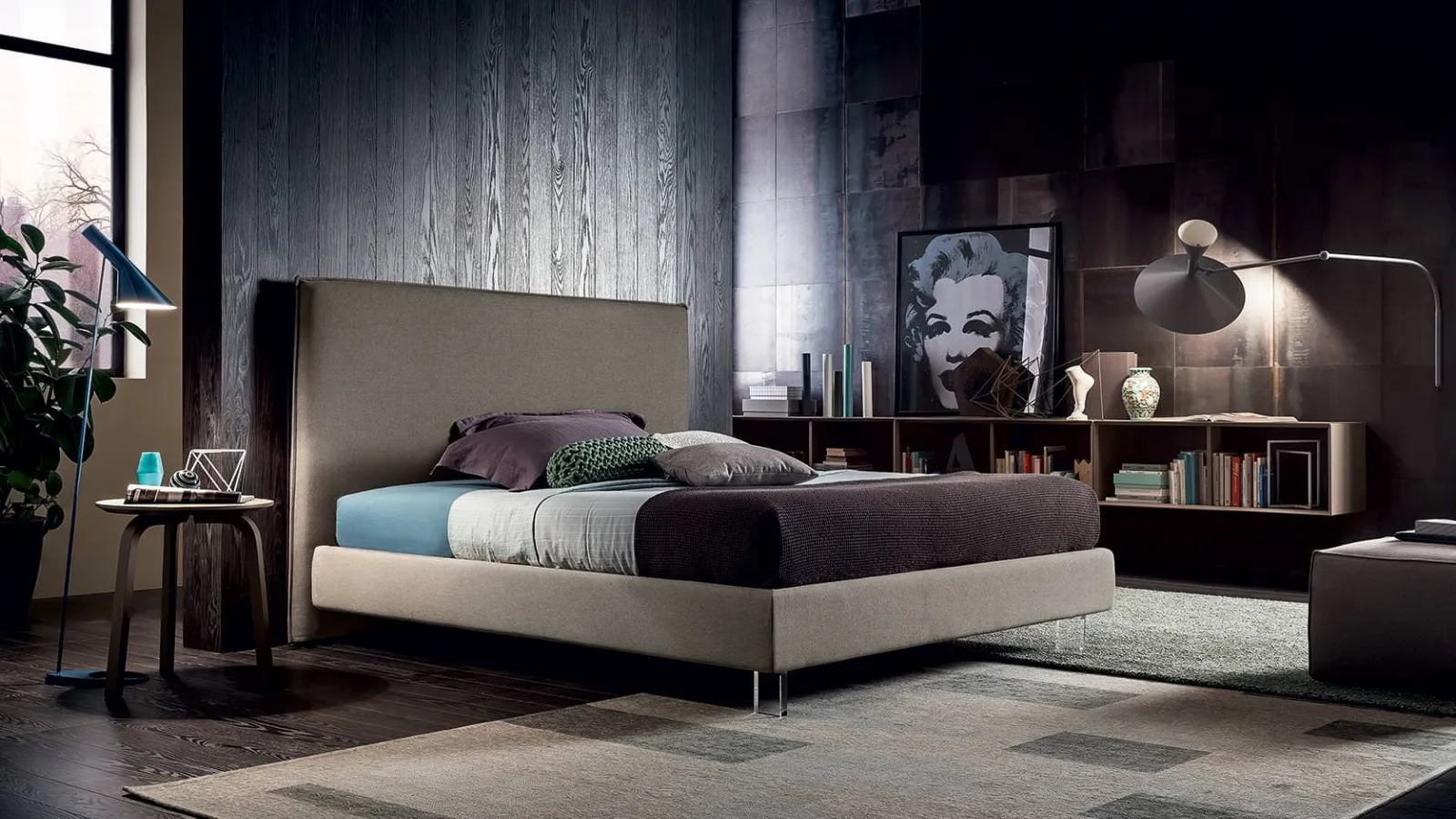 Miller fabric bed by Felis