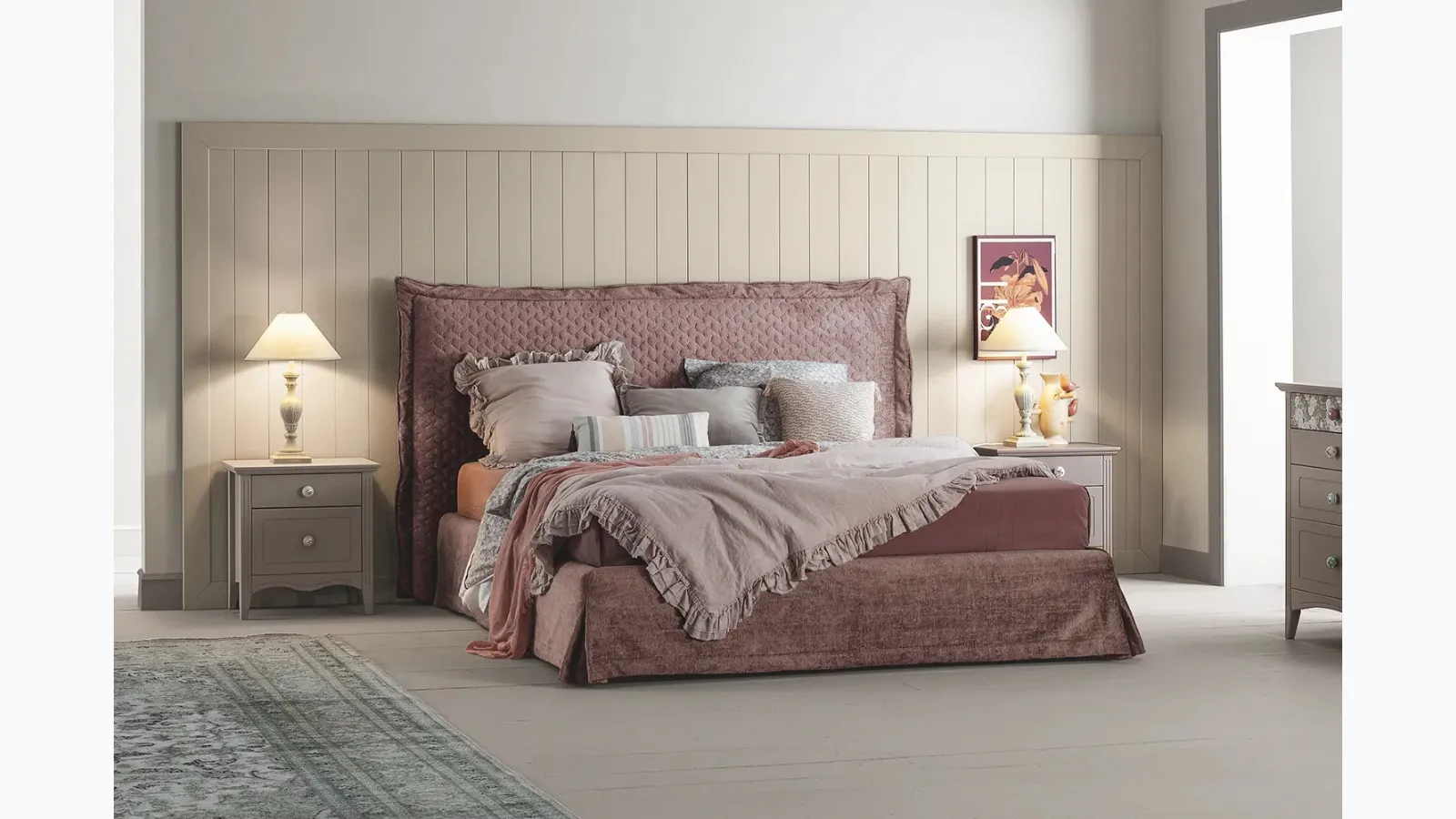 Morfeo double bed by Callesella.