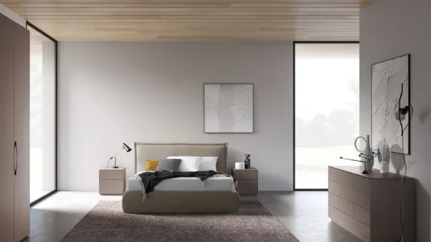 Nausicaa Night 26 bed with Orme headboard.