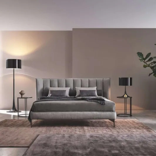 Double bed with headboard Opéra by Twils