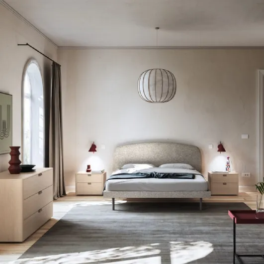 Upholstered fabric bed Park Night 22 by Orme.