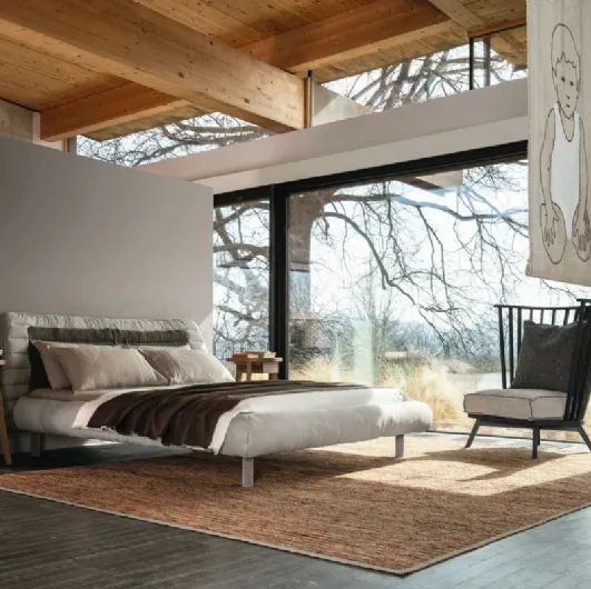 Gervasoni's Plumeau fabric bed.