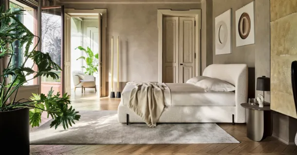 Rendez-Vous upholstered bed by Calligaris