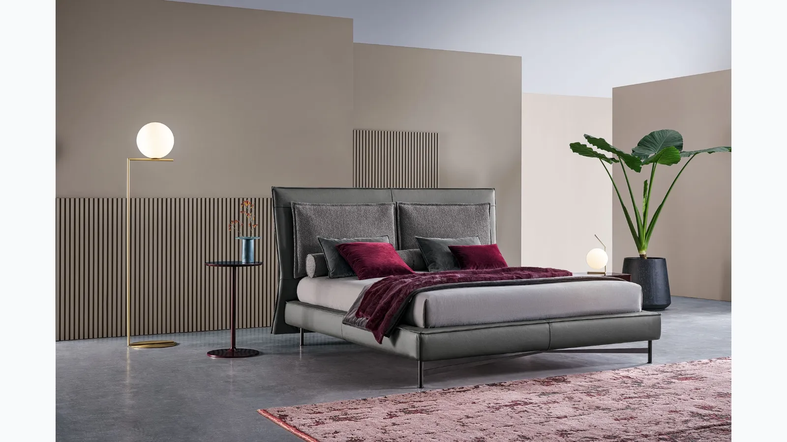 Bed with headboard SP2802 Basso by Twils.