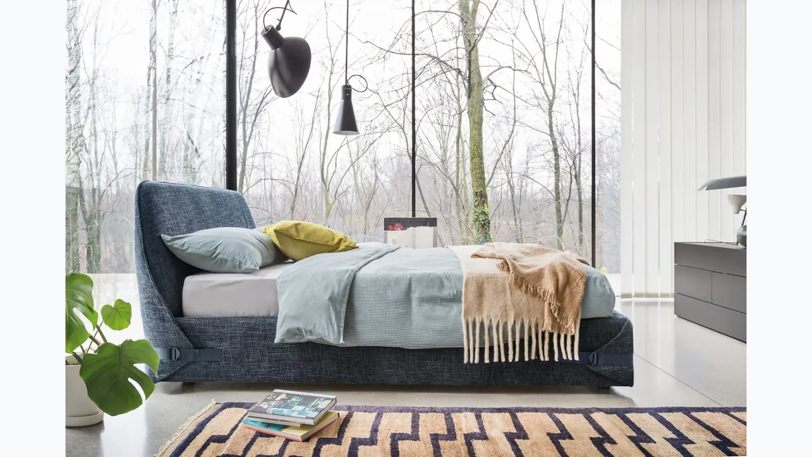 Novamobili Tape bed with storage box