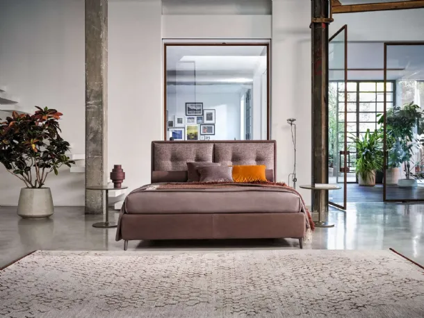 Double bed with headboard Venus Lab by Twils