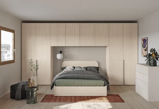 Virgo Bed with Headboard by Colombini Casa