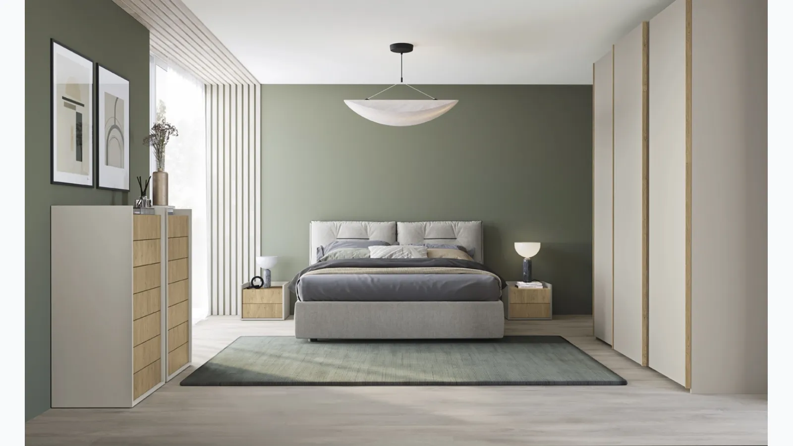 Padded bed Volo Kiss by Colombini Casa