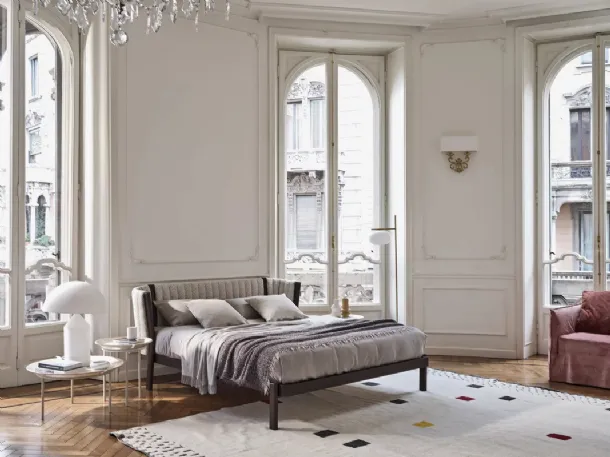 Gervasoni's Yelek 80 bed with padded headboard.