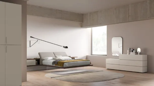 Zephyr Night 19 upholstered bed in Orme fabric
