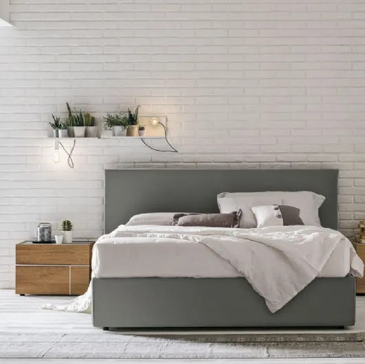 Ecopelle Zeno bed by Tomasella