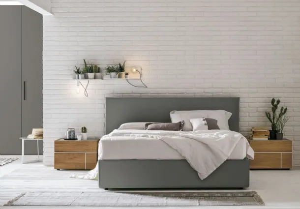 Ecopelle Zeno bed by Tomasella