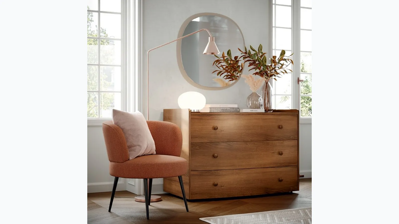 Arcadia Firenze chest of drawers by Colombini Casa