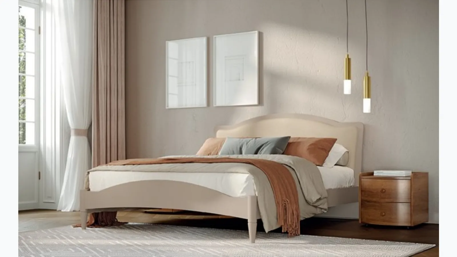 Arcadia bedside table from Colombini Casa in Florence