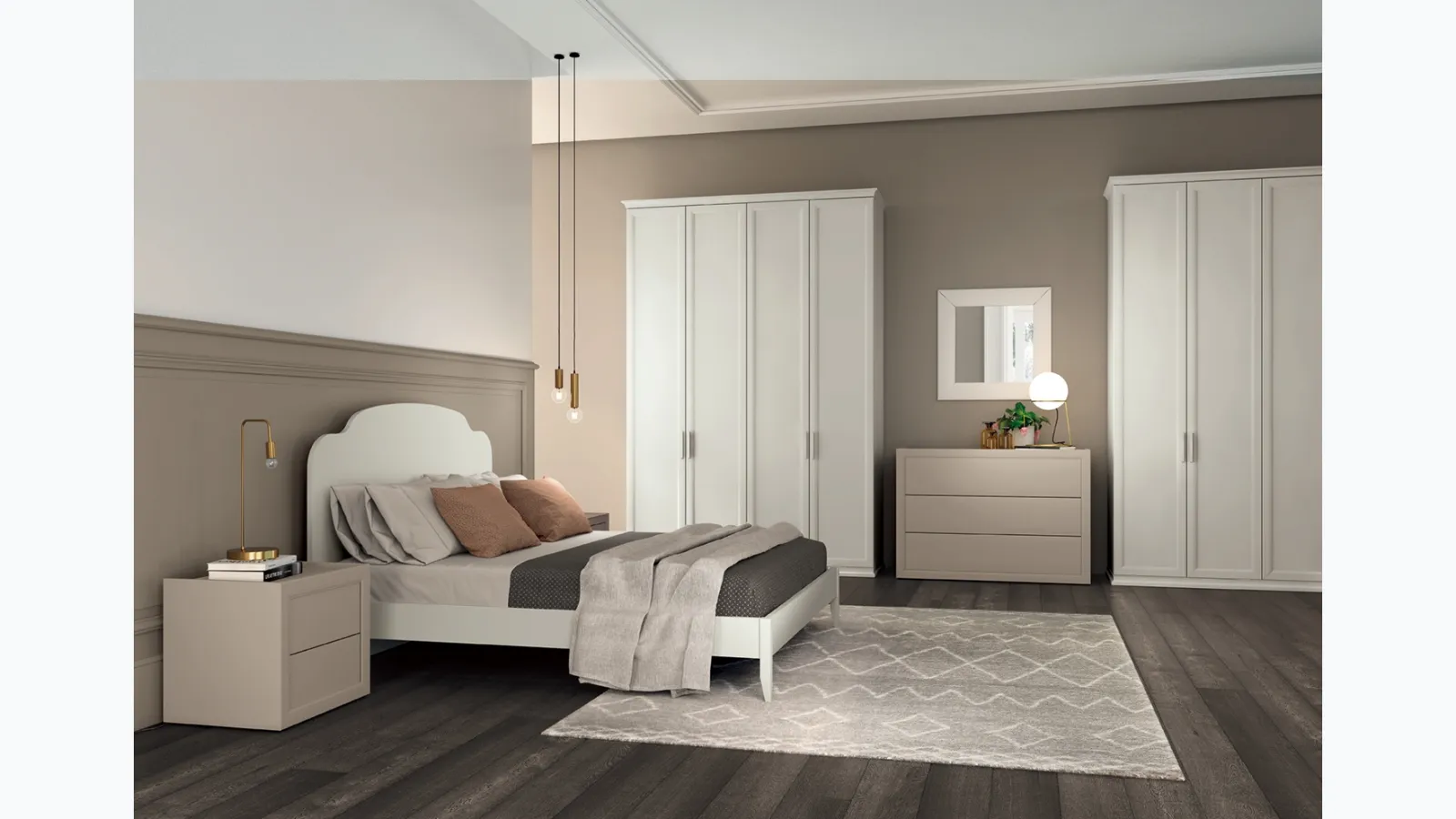 Night group Arcadia Solid by Colombini Casa.